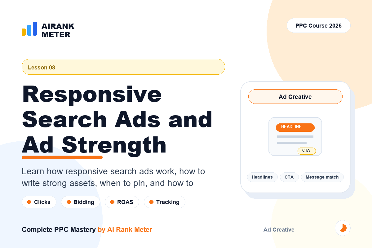 Lecture 8: Responsive Search Ads and Ad Strength