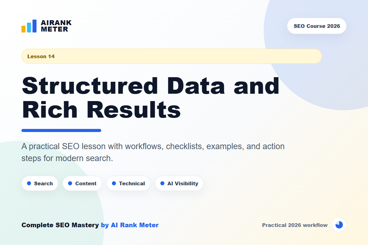 Lecture 14: Structured Data and Rich Results